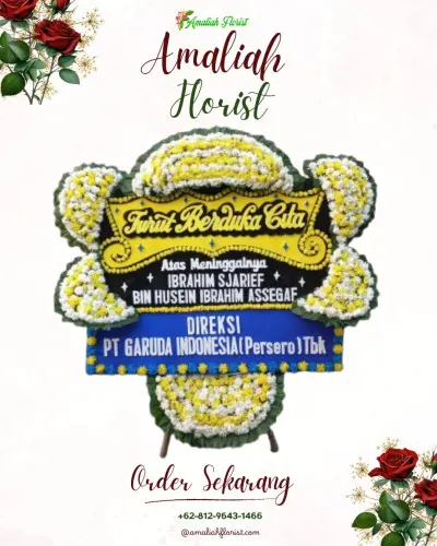 Papan Bunga Duka di Giripanggung