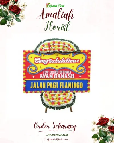 Bunga Papan Congratulation di Giripanggung